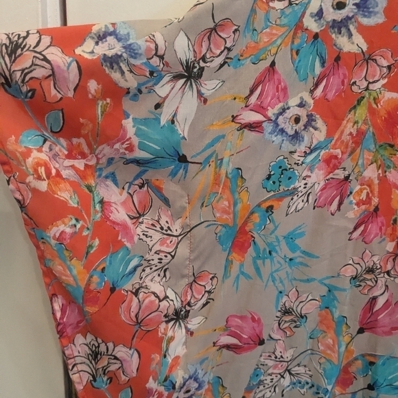 Tolani Collection Printed Woven Caftan Tunic - Picture 5 of 5